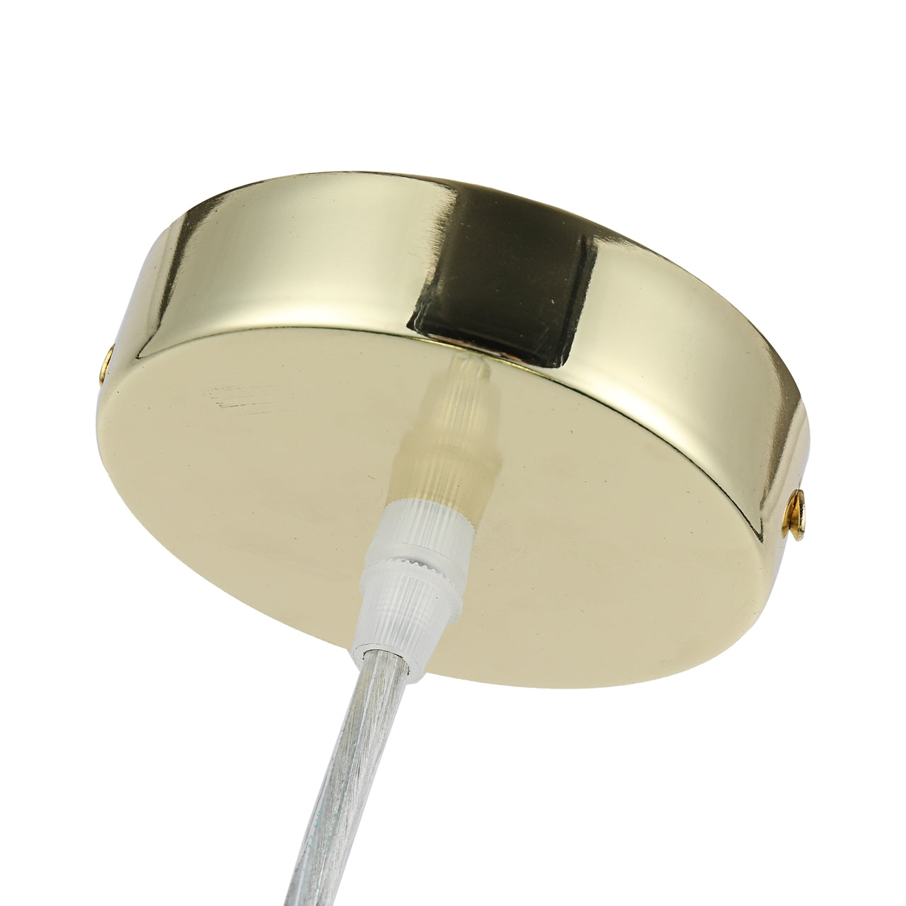 IRONCLAD Contemporary-Style 1 Light Plated Gold Ceiling Mini Pendant 8" Wide