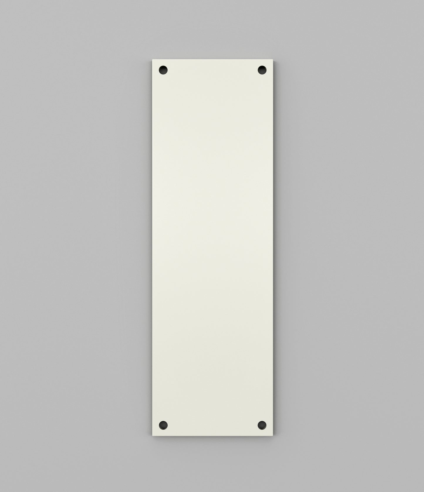 Vertical Mounting Plate For 5" Inch Size Characters  (Off White)