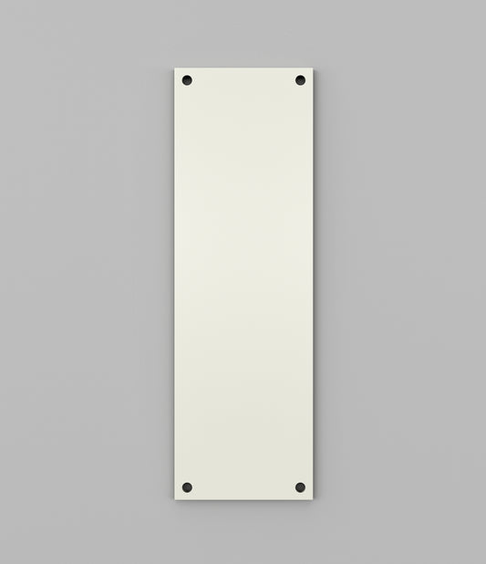 Vertical Mounting Plate For 5" Inch Size Characters  (Off White)